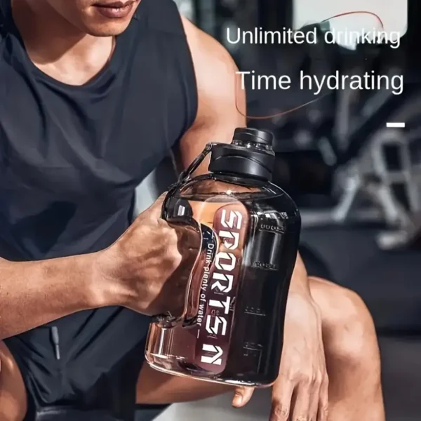 57.48oz Leak-Proof Sports Water Bottle (Random Color)